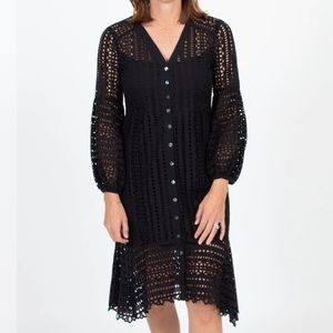 Knit Cotton Nanette Lepore Black Dress